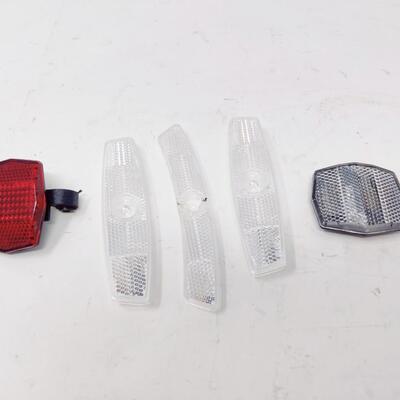 SHINY SAFETY BIKE REFLECTORS