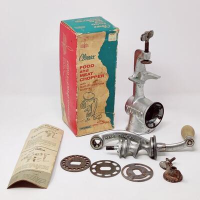 VINTAGE CLIMAX FOOD AND MEAT CHOPPER