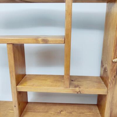 HANDMADE SOUTHWESTERN STYLE HANGING WOOD SHELF