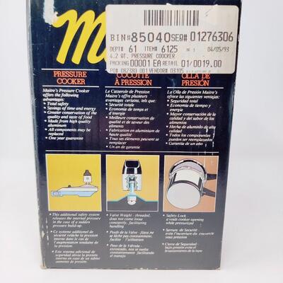 MAITRE'S PRESSURE COOKER 4.2 QT