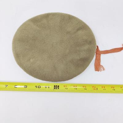 VINTAGE GREEN ARMY BERET CAP
