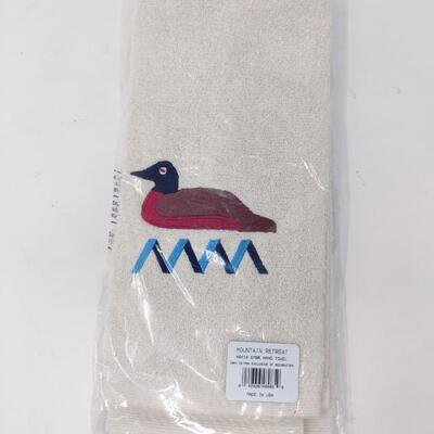 CABELA'S DUCK EMBROIDERED HAND TOWEL
