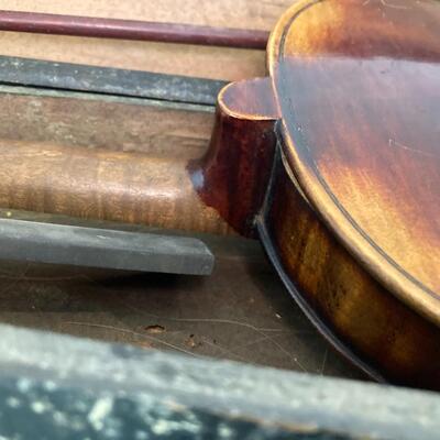 Stradivarius Germany Antique Violin with Bow and Coffin Case