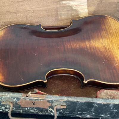 Stradivarius Germany Antique Violin with Bow and Coffin Case