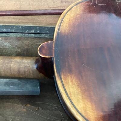 Stradivarius Germany Antique Violin with Bow and Coffin Case