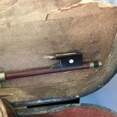 Stradivarius Germany Antique Violin with Bow and Coffin Case