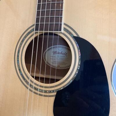 Mitchell MO100SPK Folk Acoustic Guitar Natural