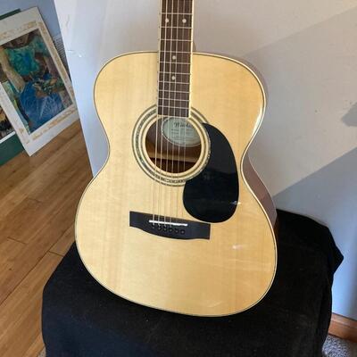 Mitchell MO100SPK Folk Acoustic Guitar Natural
