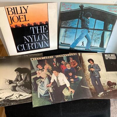 Billy Joel Record Album Lot of 5
