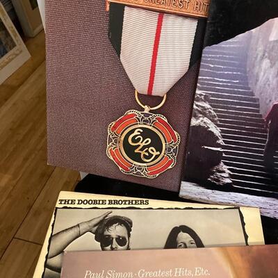 Mixed Vintage Record Album Collection with 10 LPs