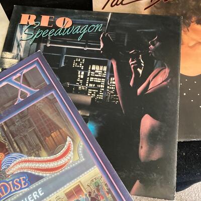 Mixed Vintage Rock and Roll Record Lot with Styx, Chicago and moreâ€¦.