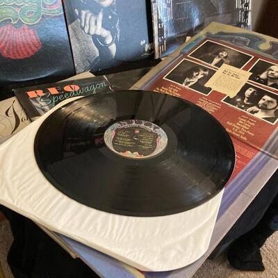 Mixed Vintage Rock and Roll Record Lot with Styx, Chicago and moreâ€¦.