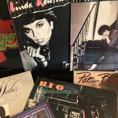 Mixed Vintage Rock and Roll Record Lot with Styx, Chicago and moreâ€¦.