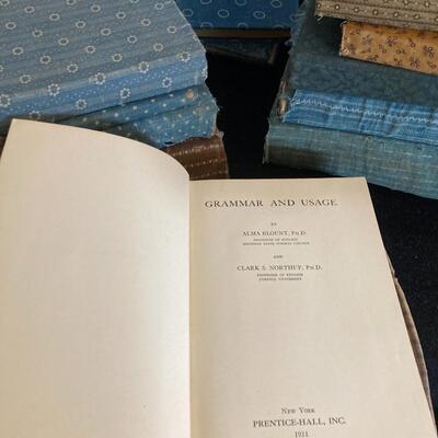 Large Lot of 13 Vintage Books with Cloth Book Covers