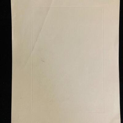 MENDJISKY Artist Signed Engraving 7â€ x 11â€