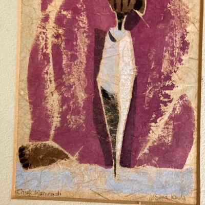 EDNA KAULA (Australia, 20th Century) Woodblock 5â€w x 9â€h