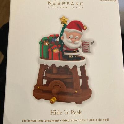 Collection of 9 Hallmark Keepsake Christmas Ornaments with Boxes