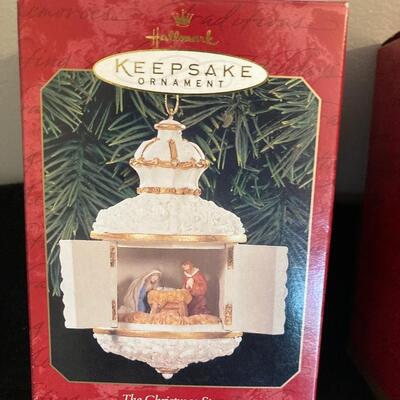 Collection of 9 Hallmark Keepsake Christmas Ornaments with Boxes