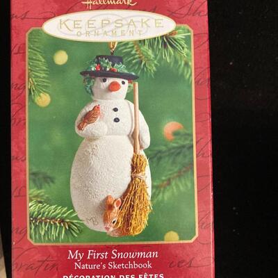Collection of 9 Hallmark Keepsake Christmas Ornaments with Boxes