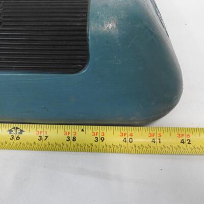 The Step, plastic exercise step, teal with black tread 42x16x4