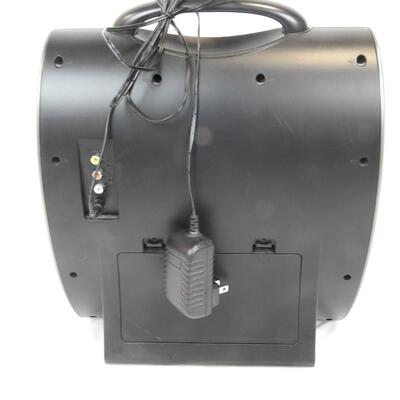 "Singing Machine" CD player with lights & speakers. Has inputs for microphones