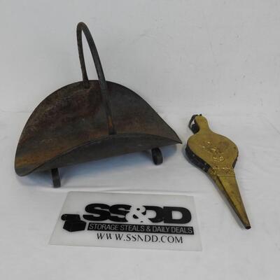 Brass/Leather/Wood Fire Bellows & Metal Fire Wood Log Holder/Carrier