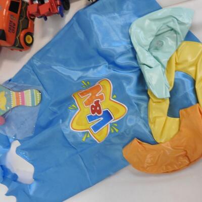 20+ pc Toy Lot: Fisher-Price, Ninja Turtles, Spider-Man, Pirate Crew, Minions