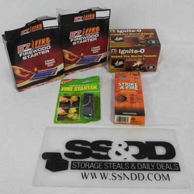 Firestarter Packets, Matches, & Magnesium