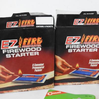 Firestarter Packets, Matches, & Magnesium