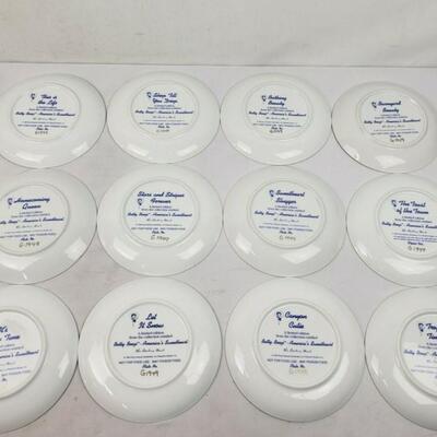 Danbury Mint 1993/1994 Betty Boop America's Sweetheart, 12 Collectors Plates