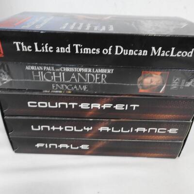 Highlander VHS Tapes Seasons 1-6 + Bloopers, Behind The Scenes, 73 Total