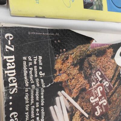 5 Vintage Magazines: Outside, High Times, Easy Riders, head: 1976-1979
