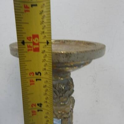 3 Candle Holders, Mirrors on the Sides