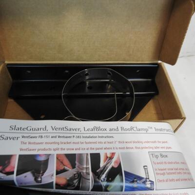 SlateGuard, Vent SaverRoof Clamps, Snowblox  For Roof Vents & Chimneys