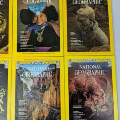 1978 Complete Set of National Geographic Magazines, January-December