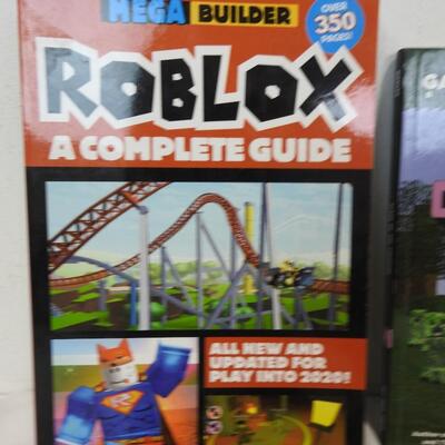 Books: Roblox Complete Guide, Unofficial Gamers Adventure Minecrafters Books 1-6