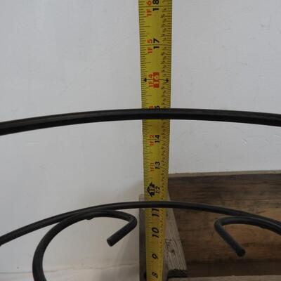 Garden/Planter Lot:Planter Box, Metal Plant Stands, Pots,Nozzles-Some Vintage