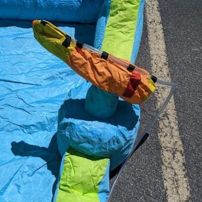 Inflatable Obstacle Waterslide,Used, Arch & Water Guns Don't Inflate, 14'x12'x8'