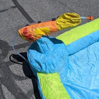 Inflatable Obstacle Waterslide,Used, Arch & Water Guns Don't Inflate, 14'x12'x8'