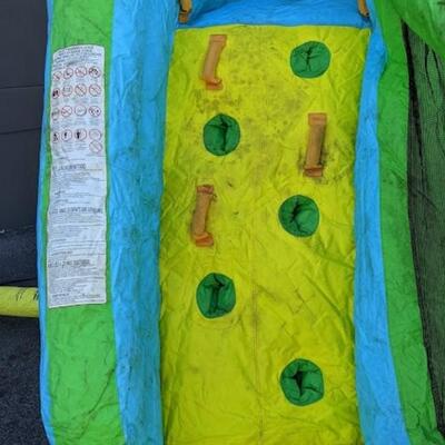 Inflatable Wet 'N Dry Water Park, Used, 2 Holes In Bounce House, 14'x13'x9'