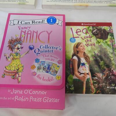 Kids Books: The Hobbit, Fancy Nancy, Ivy+Bean, American Girl, Stranger Things
