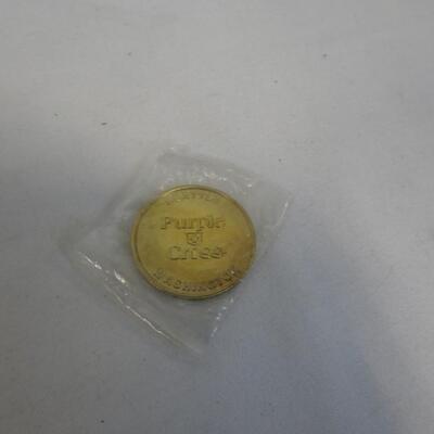 Collectible Coins: AA, NA, Washington State Purple Heart- Variety