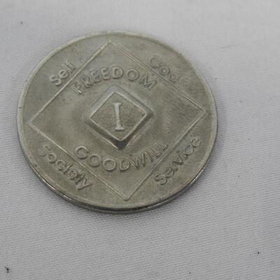 Collectible Coins: AA, NA, Washington State Purple Heart- Variety