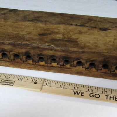 Antique Wood Cigar Mold