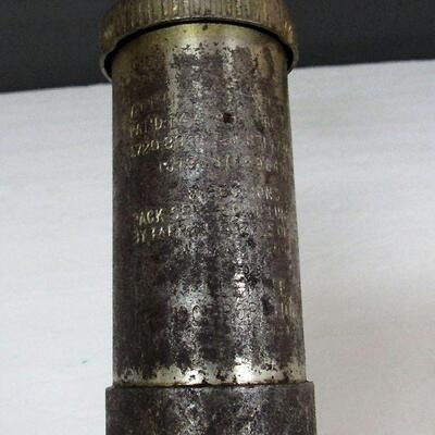 Old Hand Held Grease Gun/Oiler, Alemite Corp, Chicago, Heavy Push Type