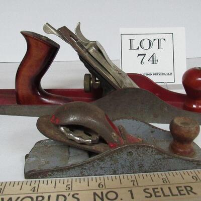 2 Iron Planes, Large Corsair, Smaller Millers Falls Co