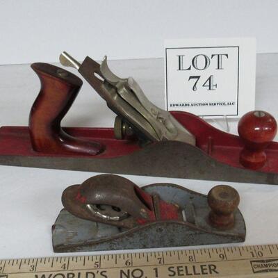 2 Iron Planes, Large Corsair, Smaller Millers Falls Co