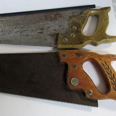 2 Vintage Saws, Craftsman and Atkins