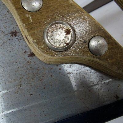 2 Vintage Saws, Craftsman and Atkins