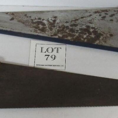 2 Vintage Saws, Craftsman and Atkins